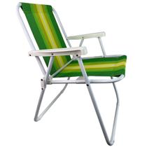 Cadeira de Praia Dobravel Jardim Quintal Varanda Ar Livre Pesca Lazer Acampamento Camping Sol Praia Piscina Verao