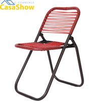 Cadeira de Praia Dobrável Portátil Vermelha - Machado Casa e Lazer