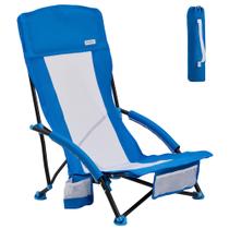 Cadeira de praia dobrável SUNNYFEEL High Back Lightweight Blue