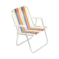 Cadeira De Praia E Piscina Alta De Alumínio Belfix