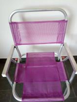 Cadeira de Praia Fixa Reforçada Alumínio