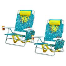 Cadeira de praia mochila Old Bahama Bay, kit com 2, alumínio, suporta até 400 kg Cadeira de praia mochila Old Bahama Bay, kit com 2, alumínio, suporta até 400 kg