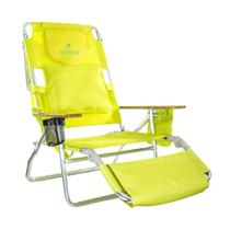 Cadeira de praia Ostrich Deluxe 3 em 1 com abertura facial em alumínio