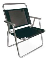 Cadeira De Praia Oversize Alumínio Mor Suporta 140kg