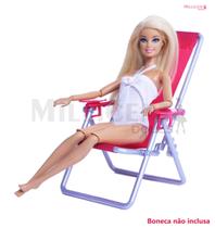Cadeira De Praia Para Bonecas Barbie Monster Disney Susi - A pronta entrega!