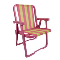 Cadeira de Praia Peruíbe Rosa - Antares