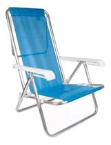 Cadeira de Praia/Piscina/Camping 8 Posições Alumínio