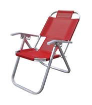 Cadeira de Praia Reclinável Grand Ipanema Extra Alta - Vermelha