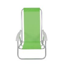 Cadeira de Praia Reclinável Lazy Alumínio 4 Posições Dobrável Portatil Bel