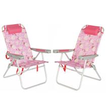 Cadeira de praia SUNNYFEEL Tall Oversize, pacote com 2 unidades para adultos (227 kg)