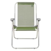 Cadeira de Praia Tramontina Creta Master 92900204 Verde Oliva - Delta Porcelanas
