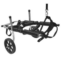 Cadeira De Roda Cachorro Pequeno Porte 3,5 A 7 Kg Anti Tombo