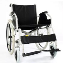 Cadeira De Roda Em Aço Carbono Dobrável Modelo D100 Dellamed