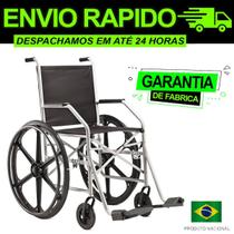 Cadeira De Rodas Aço 40 Cm Cinza 1009 - Baxmann - Jaguaribe