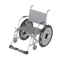 Cadeira de rodas alumínio dobrável até 120kg Slim