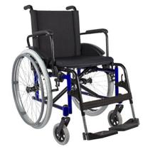 Cadeira de rodas alumínio MA3E Ortomobil 44cm azul