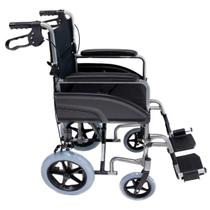Cadeira De Rodas Alumínio Transporte Hospitalar/Casa 100Kg - Mobil