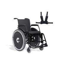 Cadeira de Rodas AVD 44CM Azul Marinho com Cinto de Segurança - Ortobras