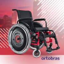 Cadeira de rodas avd 44cm vermelha - Ortobras