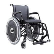 Cadeira de rodas avd alumínio avd 40 cm preta - ortobras