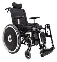 Cadeira de Rodas AVD Alumínio Reclinável Preta Ortobras