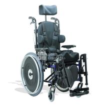 Cadeira de rodas AVD Reclinável Ortobras (encosto Hummel + contenção de tronco) - Largura assento 42cm