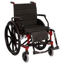 Cadeira de Rodas CDS H16 48CM Vermelha 100kg