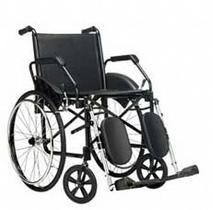 Cadeira de rodas com elevação de panturrilha ref. 1016 assento e encosto nylon- jaguaribe