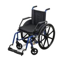 Cadeira De Rodas Dobrável CDS H10 Em Aço Carbono Até 85Kg