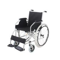 Cadeira De Rodas Dobrável Em Aço Encosto 44 Cm Suporta Até 100 Kg Pneu Maciço D100 Dellamed Cadeira De Rodas Dobrável Em Aço Encosto 44 Cm Suporta Até 100 Kg Pneu Maciço D100 Dellamed