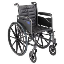 Cadeira de rodas dobrável Invacare Tracer EX2 para adultos com 20 assentos Cadeira de rodas dobrável Invacare Tracer EX2 para adultos com 20 assentos