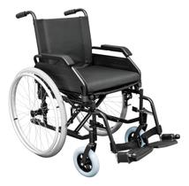Cadeira De Rodas Dobrável Resistente 125kg - Assento 40cm