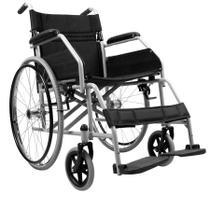 Cadeira De Rodas Dobrável Resistente Até 100kg D100 Dellamed Cor Preta