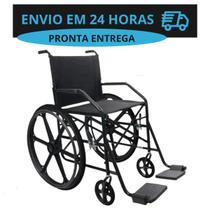 Cadeira de rodas dobrável semi obeso até 100kg - Jaguaribe