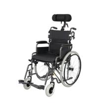 Cadeira de Rodas em Aço Dobrável D400 com Apoio de Cabeça Dellamed - T46
