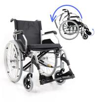 Cadeira De Rodas Em Alumínio Dobrável D600 120Kg Dellamed