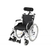 Cadeira de Rodas em Alumínio Dobrável D600 com Apoio de Cabeça Dellamed T44