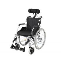 Cadeira de Rodas em Alumínio Dobrável D600 com Apoio de Cabeça Dellamed - T46 Cadeira de Rodas em Alumínio Dobrável D600 com Apoio de Cabeça Dellamed - T46