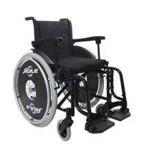 Cadeira de Rodas em Alumínio para até 120kg modelo Agile da Jaguaribe