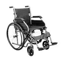 Cadeira de Rodas Hidrolight Basic Dobrável em Aço Carbono com Apoio para Pés e Freios Manuais Até 120kg