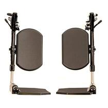 Cadeira de rodas Invacare Elevating Legrests T94HEP 1 par preta Cadeira de rodas Invacare Elevating Legrests T94HEP 1 par preta