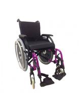 Cadeira de Rodas K3 Alumínio Pés Removíveis 40cm Rosa Pink Ortobras