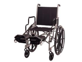 Cadeira de Rodas Leblon Pneu Maciço Cinza 40CM - Carone