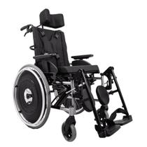 Cadeira de Rodas MA3R Alumínio Prata Reclinável Ortomobil