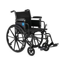 Cadeira de rodas Medline K3 ajustável em altura de 20" com tampa de 300 kg. Cadeira de rodas Medline K3 ajustável em altura de 20" com tampa de 300 kg.