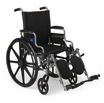 Cadeira de rodas Medline Lightweight para adultos Swing-Back 18x16 Cadeira de rodas Medline Lightweight para adultos Swing-Back 18x16