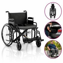 Cadeira De Rodas Modelo D500 Dobrável até 180Kg Dellamed