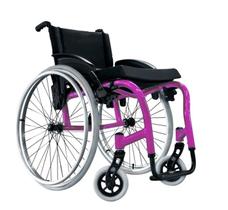 Cadeira de Rodas Monobloco Dobrável Star Lite Alumínio Ortobras