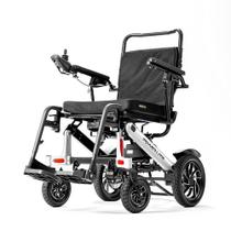 Cadeira de Rodas Motorizada Dobrável POP S Super Leve e Confortável Power Lite Prata
