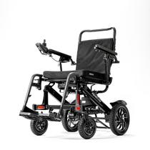 Cadeira de Rodas Motorizada Dobrável POP S Super Leve e Confortável Power Lite Preta